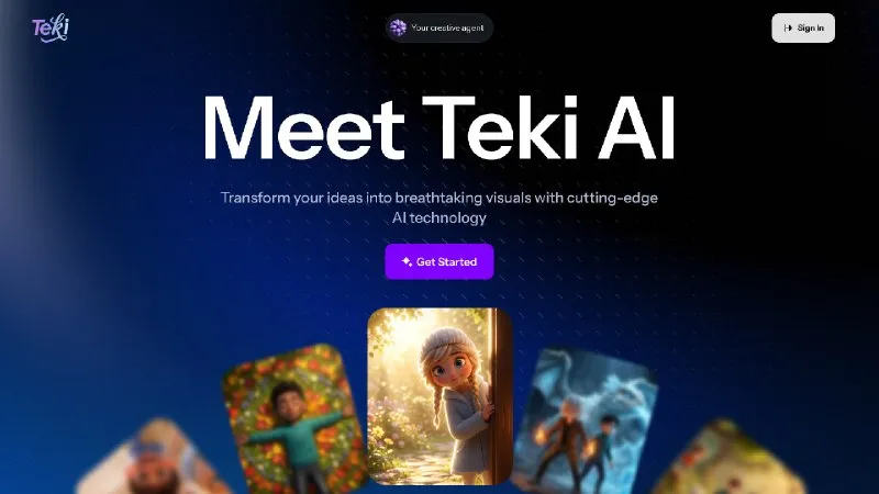 Teki AI — лендинг продукта