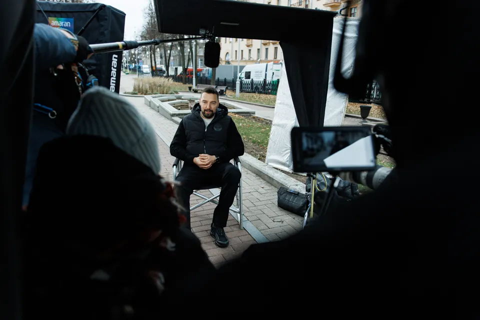Dmitry Saksonov — Documentary shoot